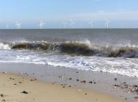 Great Yarmouth, Norfolk, UK, Scroby Sands Wind Farm - click for full size image